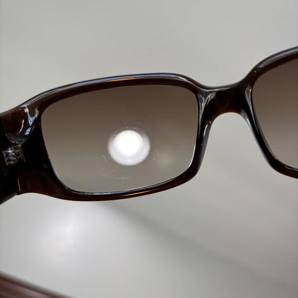 Brown Fendi Sunglasses Rectangle Colorful Brand Letters FS458 Case Designer main image 15